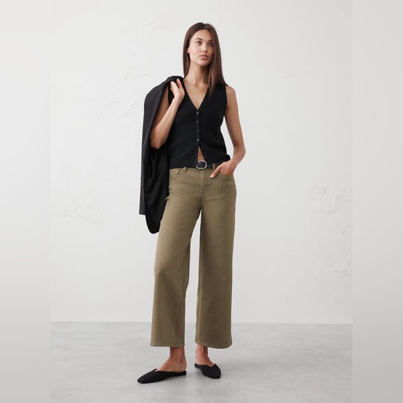 Banana Republic Denim - Banana Republic WIDE-LEG HIGH-RISE JEAN